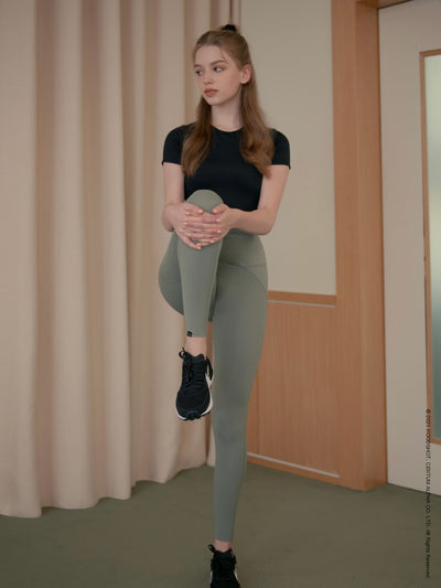 Olive Original Length9 Hip-up Leggings