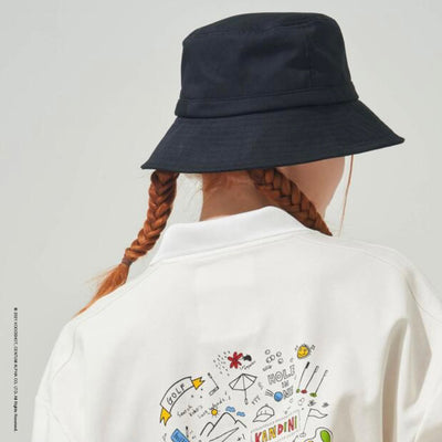 White Logo Bucket Hat