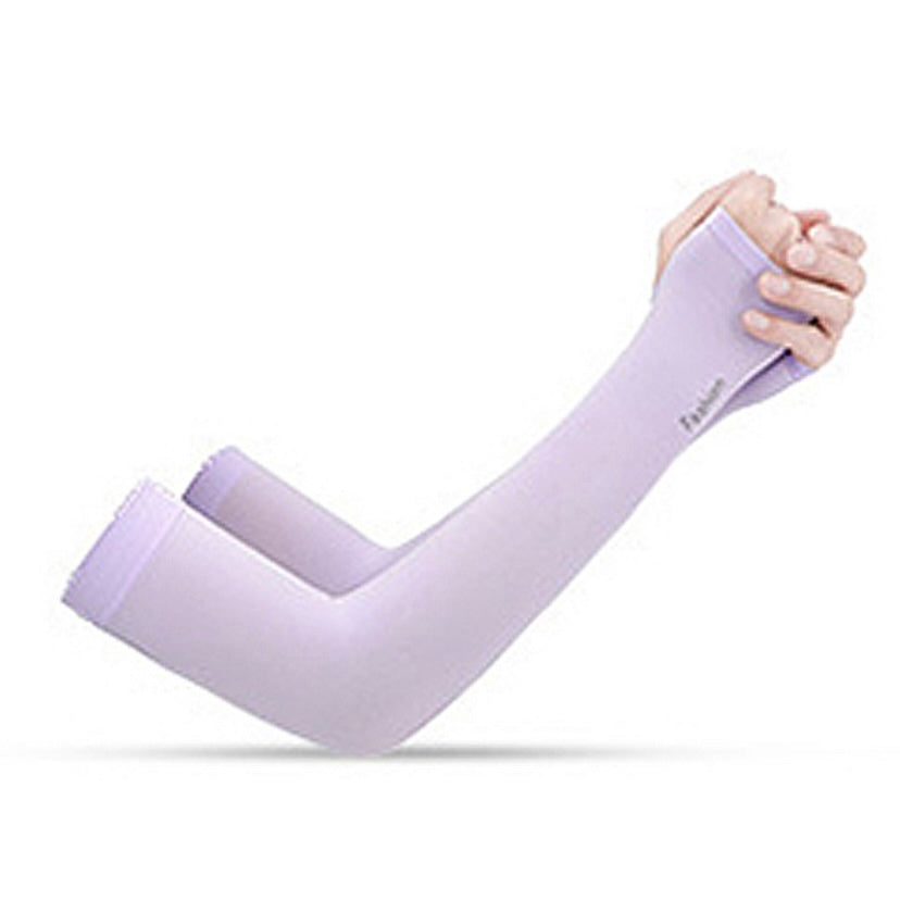 Lavender Tani Summer Cool UV protection Back of the hand type Sports sleeve protector (3 pairs)