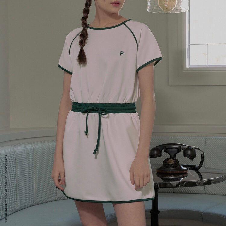 White Raglan Tennis Dress