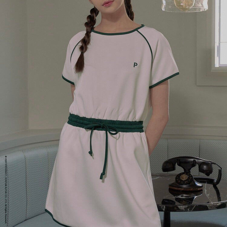 White Raglan Tennis Dress