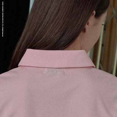 Pink Aerocool Pique Polo Shirt