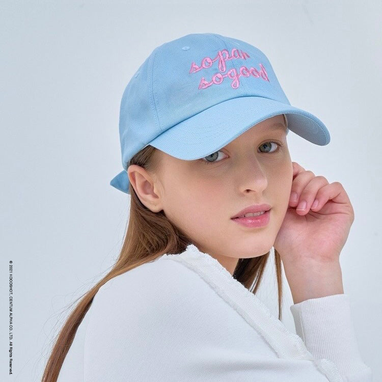 Baby Blue Bunny Ribbon Baseball Cap