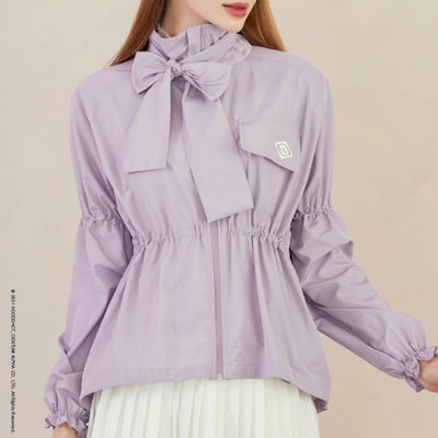 Lavender Shiny OverFit Windbreaker