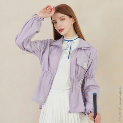 Lavender Shiny OverFit Windbreaker