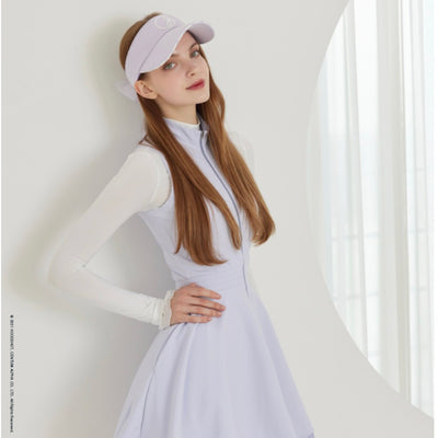 Lavender Logo Line Suncap