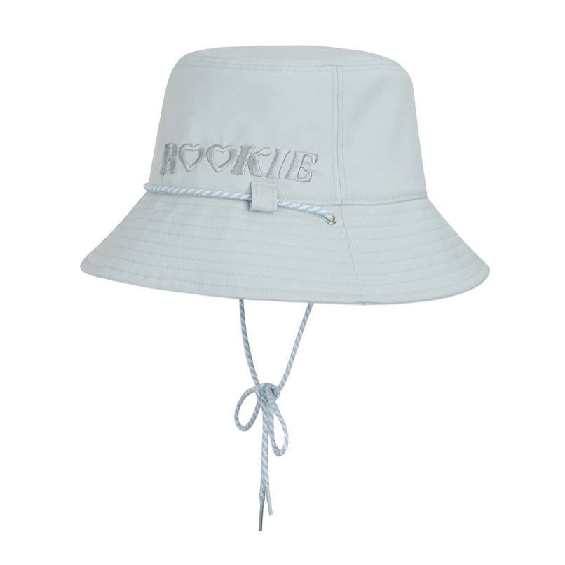 Mint Blue Rookie Braided String Bucket Hat