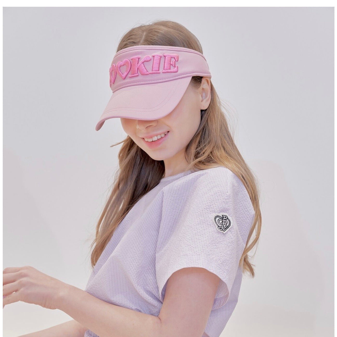 Pink Rookie Puff Logo Sunvisor