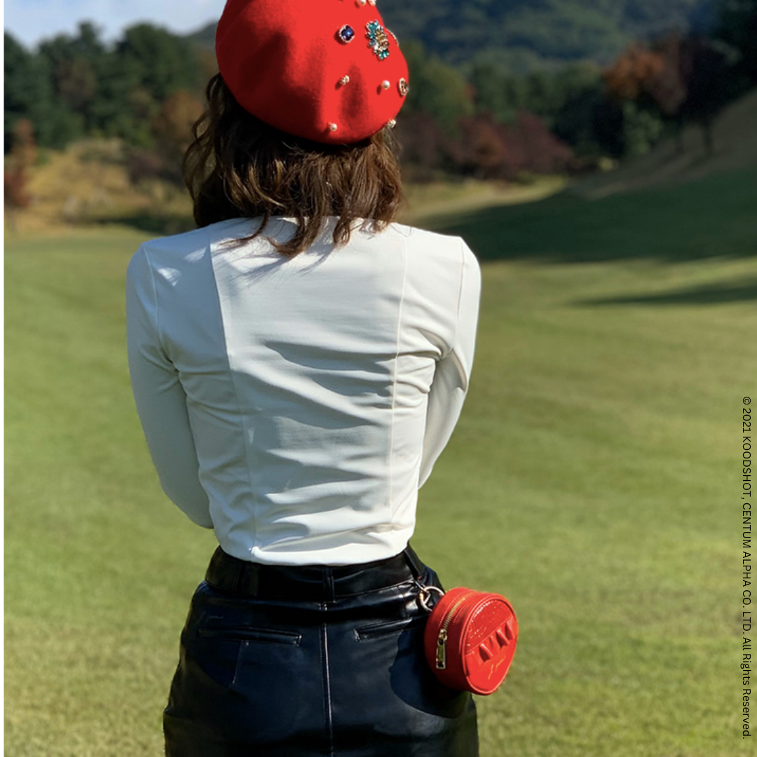 Red Tambourine Ball Bag