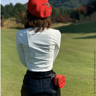 Red Tambourine Ball Bag