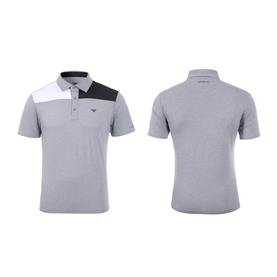 Men Golf Wear Short Sleeve Color Basic Top Shirt