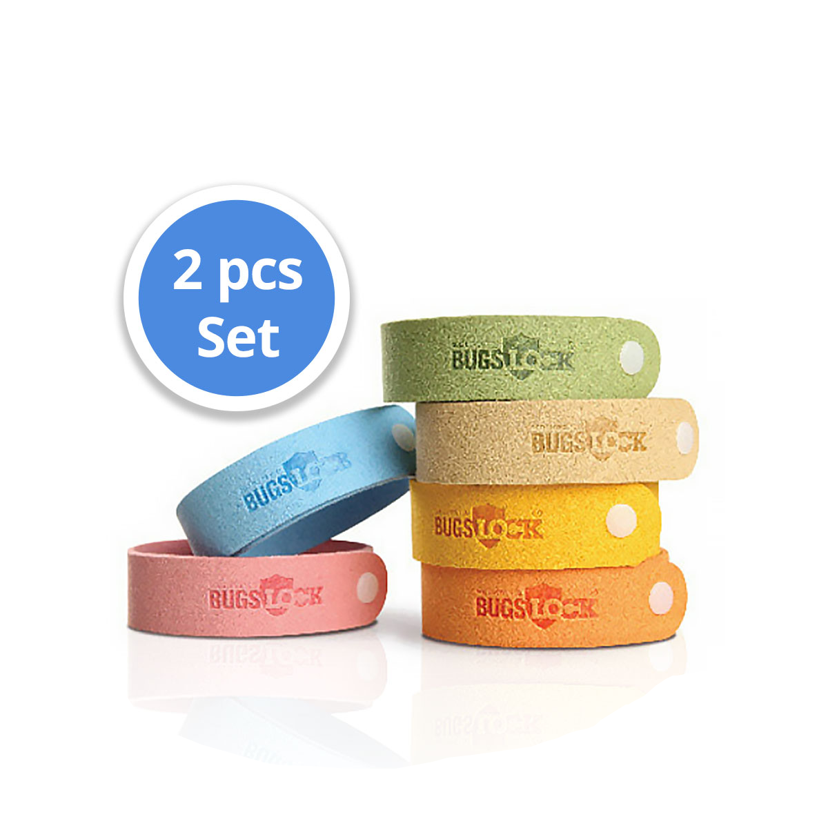 Mosquito Repellent Wrist Band (2pcs Set)