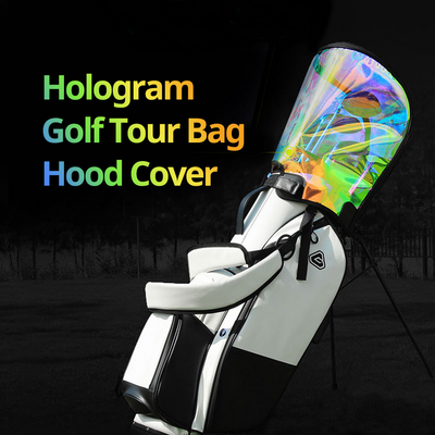 Hologram Transparent Waterproof Golf Bag Hood Cover